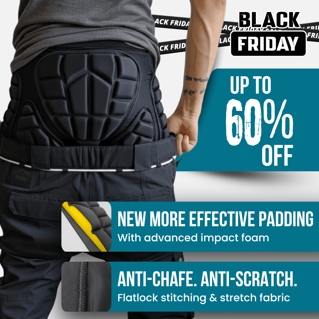 Snowboard und Ski Impact Shorts (Sturzhose)