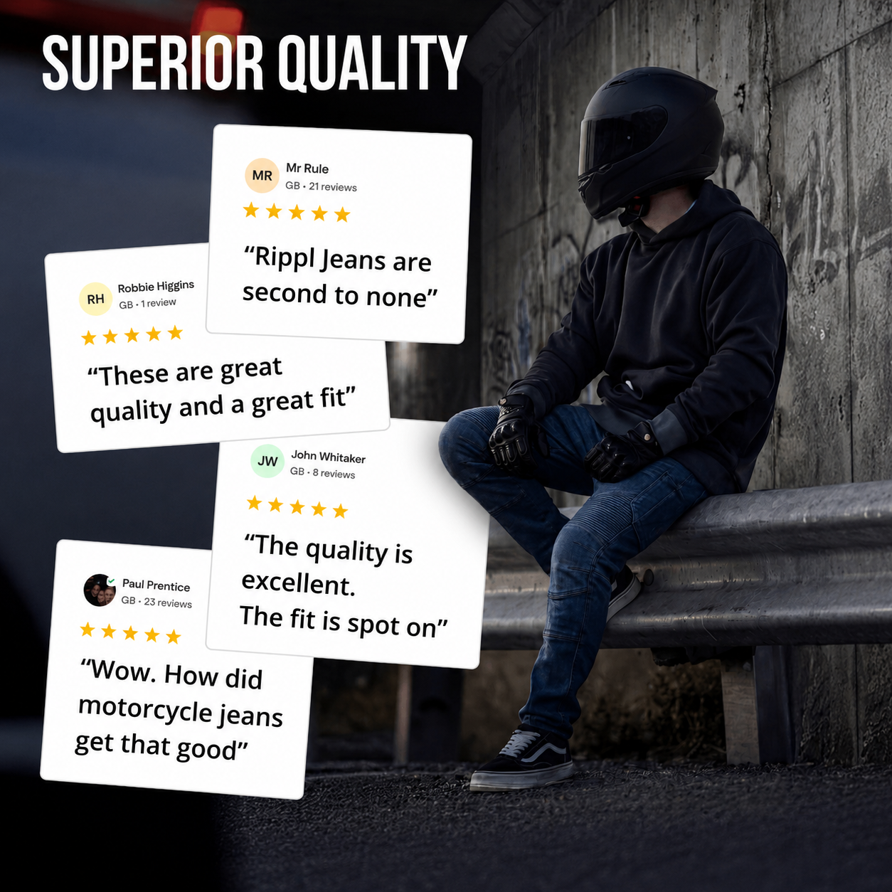 Pure Grit™ Motorradjeans 2.0